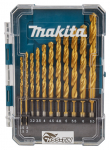 Grąžtų komplektas Makita D-72855; 1,5-6,5 mm; 13 vnt.