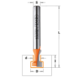Kotinė T-formos griovelių CMT; S=6 mm; D=9,5 mm