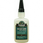 Universalūs momentiniai klijai Titebond Instant Bond Gel; 56,8 ml gelis