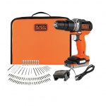 Suktuvas-gręžtuvas Black & Decker BDCHD12S1-XJ; 12 V; 1x1,5 Ah akum.