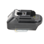 Akumuliatorių adapteris Ahlio; Black & Decker/Stanley į Makita; skirtas tik 18 V