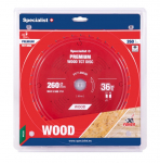 Pjovimo diskas Specialist+ LMS2603630-T; 260x30x1,6 mm; Z36; 5&deg;