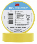 Izoliacinė juosta 3M Temflex 165; 19 mm; 20 m; geltona