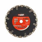 Deimantinis pjovimo diskas &scaron;lapiam pjovimui AWTools AW45401; 125x22,2 mm
