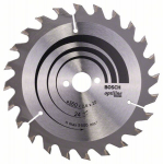 Pjovimo diskas medienai Bosch OPTILINE WOOD; 160x2,6x20,0 mm; Z24; 15&deg;