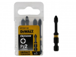 Smūginis sukimo antgalis DeWalt FLEXTORQ; PZ1; 57 mm; 5 vnt.