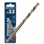 Grąžtas metalui Specialist Premium; 3,3x65 mm; 2 vnt.