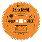 Pjovimo diskas medienai CMT 285; 250x3x30,0 mm; Z80; 10&deg;