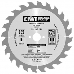 Pjovimo diskas medienai CMT 291; 165x2,2X20 mm; Z24