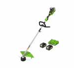 Žoliapjovė - trimeris Greenworks GD24X2TXK4x; 2x24 V; 2x4,0 Ah akum.