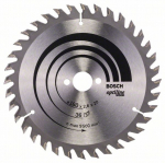 Pjovimo diskas medienai Bosch OPTILINE WOOD; 160x2,6x20,0 mm; Z36; 15&deg;