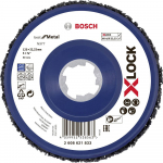 Veltinio diskas valymui Bosch X-LOCK N377 Metal; 125 mm