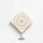 Lentelė - ruo&scaron;inys STRYI; 100x100x20 mm; drožinėjimui, su pie&scaron;iniu