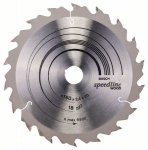 Pjovimo diskas medienai Bosch SPEEDLINE WOOD; 160x2,4x20,0 mm; Z18; 15&deg;