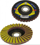 Vėduoklinis &scaron;lifavimo diskas Klingspor 312559; 125x22,23 mm; G60; 5 vnt.