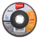 Vėduoklinis &scaron;lifavimo diskas Makita D-76037; X-Lock; 125 mm; K120