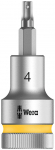 Sukimo galvutė Wera WE05003820001; HEX; 1/2''; 4x60 mm