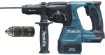 Perforatorius Makita DHR243Z; 18 V; 2,0 J; SDS-plus (be akumuliatoriaus ir pakrovėjo)