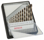 Grąžtų komplektas metalui Bosch HSS-CO; 1,5-6,5 mm; 13 vnt.