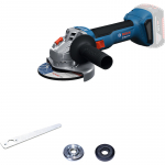 Akumuliatorinis kampinis &scaron;lifuoklis Bosch GWS 18V-8 Professional; 115 mm; 18 V (be akumuliatoriaus ir pakrovėjo)