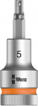 Sukimo galvutė Wera WE05003821001; HEX; 1/2''; 5x60 mm