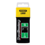 Kabės Stanley; 10 mm; 1000 vnt.; tipas G; plieno