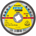 Abrazyvinis pjovimo diskas Klingspor A 46 TZ Special; 115x1,6 mm; X-Lock; 25 vnt.