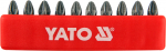Sukimo antgalių rinkinys Yato YT-0471; PZ2; 25 mm; 10 vnt.