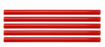 Klijų strypeliai Yato YT-82434; 11,2x200 mm; 5 vnt.; raudonos spalvos