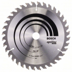 Pjovimo diskas medienai Bosch OPTILINE WOOD; 190x2,6x20,0 mm; Z36; 15&deg;