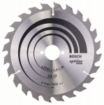 Pjovimo diskas medienai Bosch OPTILINE WOOD; 200x2,8x30,0 mm; Z24; 15&deg;