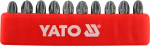 Sukimo antgalių rinkinys Yato YT-0472; PZ3; 25mm; 10 vnt.