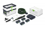 Akumuliatorinis dulkių siurblys Festool CLEANTEC CTLC SYS HPC 4,0 I-Plus; 18 V; 4x4,0 Ah akum.