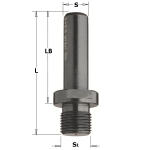Adapteris su sriegiu CMT M12; S=10