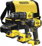 Įrankių rinkinys Stanley SFMCK461D2S-QW (SFMCD715 + SFMCF820); 2x2,0 Ah akum.