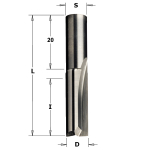 Tiesi pir&scaron;tinė freza CMT 112.081.11; 8/30 mm; RH