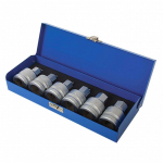 Galvučių su antgaliais rinkinys Ellient Tools SB2004; 3/4''; 14-23 mm; 6 vnt.