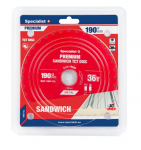Pjovimo diskas Specialist+ LTS1903630-T; 190x30x1,4 mm; Z36; 0&deg;