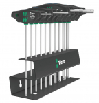 Atsuktuvų komplektas Wera 454/10 HF Set Imperial 2; 10 vnt.