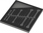 Įdėklas Wera WE05137335001; 172x392x30 mm