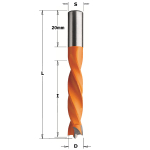 Grąžtas medienai CMT; S=8x20 mm; D=9,52x40 mm