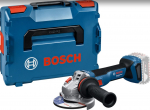 Akumuliatorinis kampinis &scaron;lifuoklis Bosch GWS 18V-11  Professional; 125 mm; 18 V (be akumuliatoriaus ir pakrovėjo) + L-BOXX 136