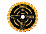 Pjovimo diskas medienai DeWalt; 165x1,65x20,0 mm; Z24; 18&deg;