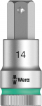 Sukimo galvutė Wera WE05003827001; HEX; 1/2''; 14x60 mm