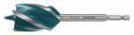 Spiralinis grąžtas medienai Makita E-26727; 1/4''; 38x165 mm