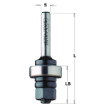 Frezos kotas CMT 824.064.10; S=1/4''; L=61 mm; su guoliu