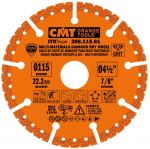 Deimantinis pjovimo diskas Cmt 286.125.61; 125x22,23 mm