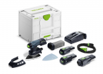 Akumuliatorinis trikampis &scaron;lifuoklis Festool DTSC 400 3,0 I-Set; 18 V; 2x3,0 Ah akum.