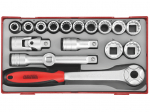 Galvučių komplektas Teng Tools TT1218; 18 vnt.