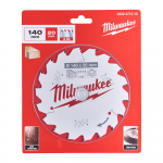 Pjovimo diskas medienai Milwaukee 4932471310; 140x20x1,6 mm; Z18; 18&deg;